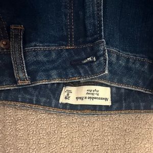 Abercrombie and Fitch Curve Love High Rise Skinny Jeans